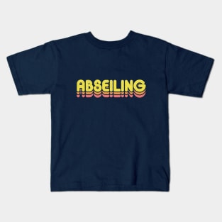 Retro Abseiling Kids T-Shirt